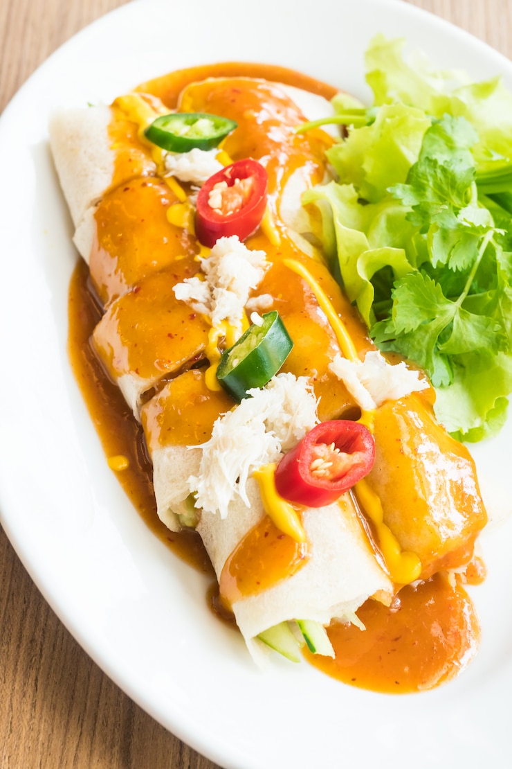 Free Photo spring roll