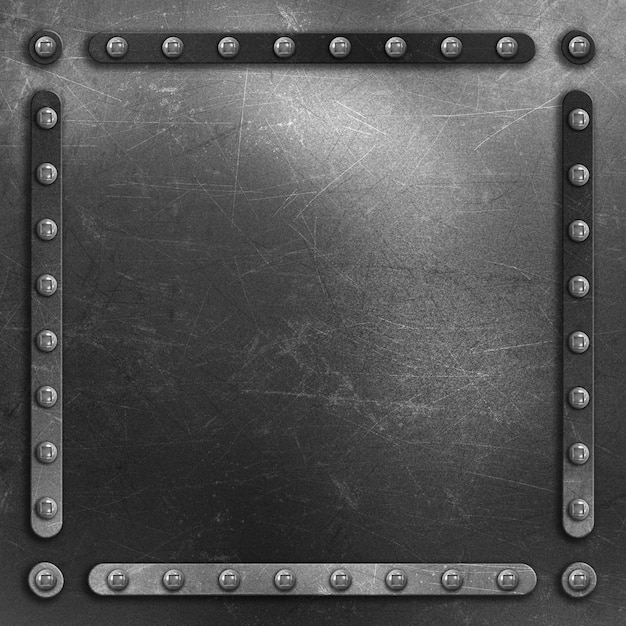 Square metal texture