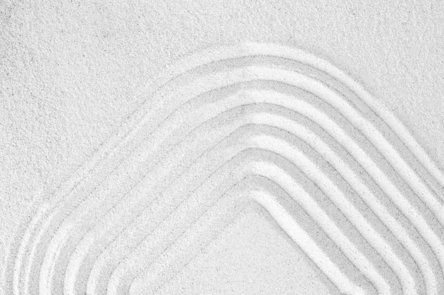 Foto gratuita sfondo quadrato di sabbia zen nel concetto di consapevolezza