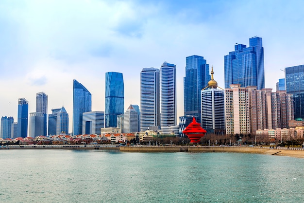 Foto gratuita quadrati città skyline sfondo paesaggio architettura