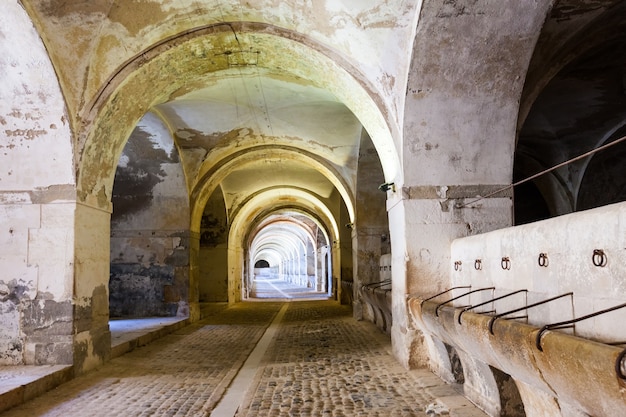 Stables in the dungeon of the abandoned castle