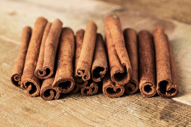 Stack of cinnamon 