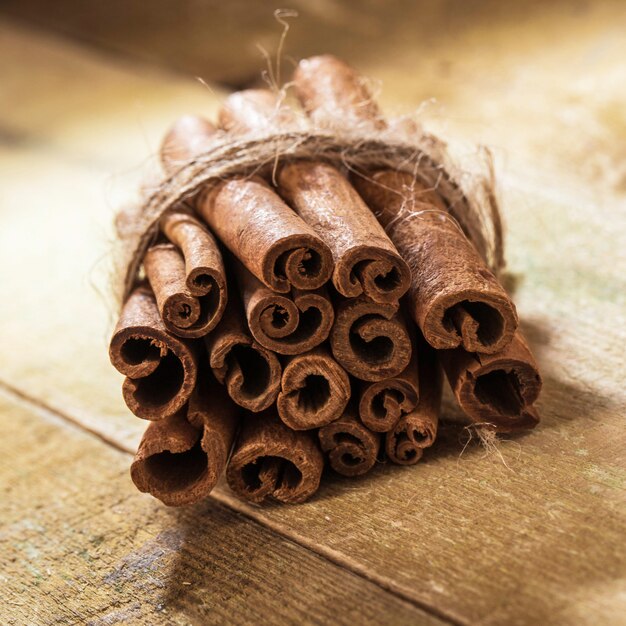 Stack of cinnamon 