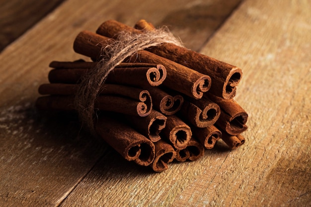 Stack of cinnamon 