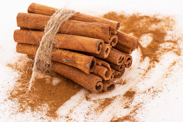 Stack of cinnamon