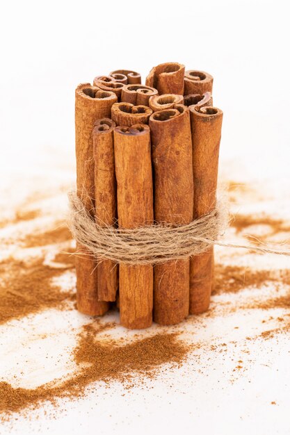 Stack of cinnamon