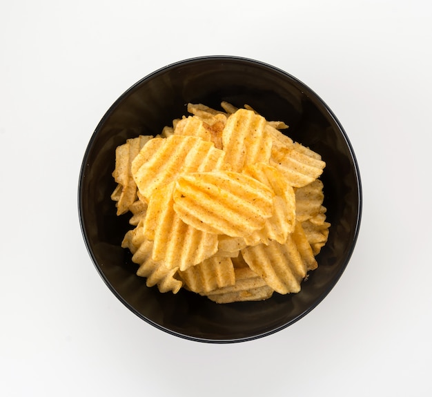 Free photo stack thin bowl fried delicious