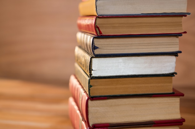 Stack of various books