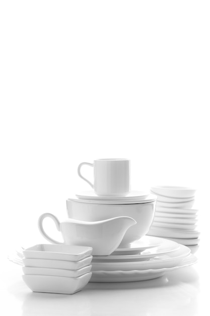 Stacked tableware collection