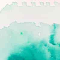 Free photo stain of turquoise watercolor