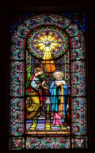 stained-glass window