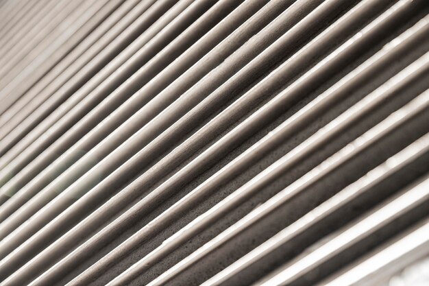 Stainless metal horizontal lines background