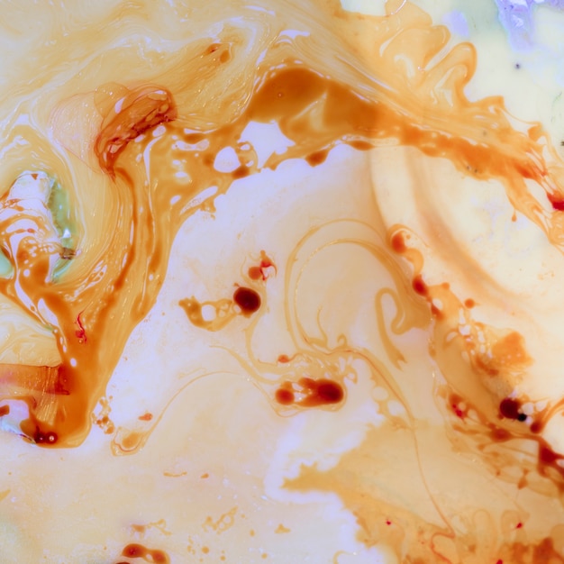 Free photo stains of coffee in oil flat lay