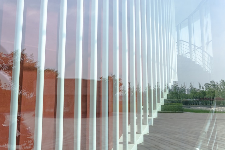 Free Photo stairs through a window