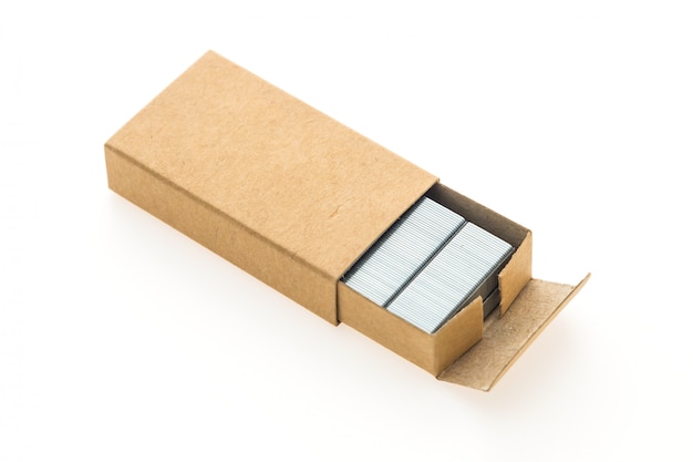 Staples box isolated