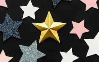 Free photo star decoration background