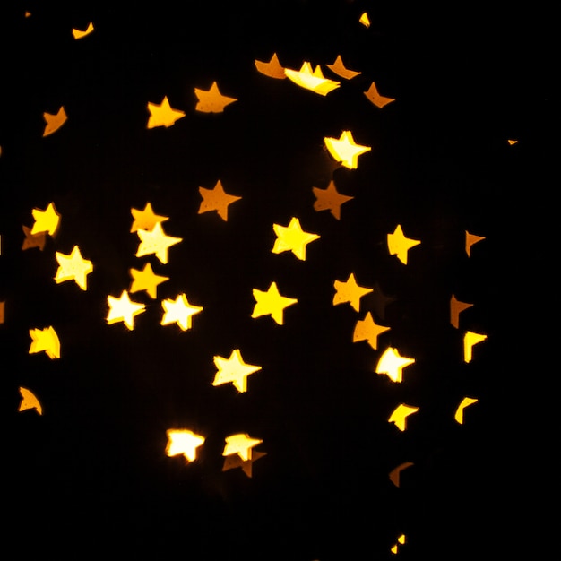 Star-shaped specks of light