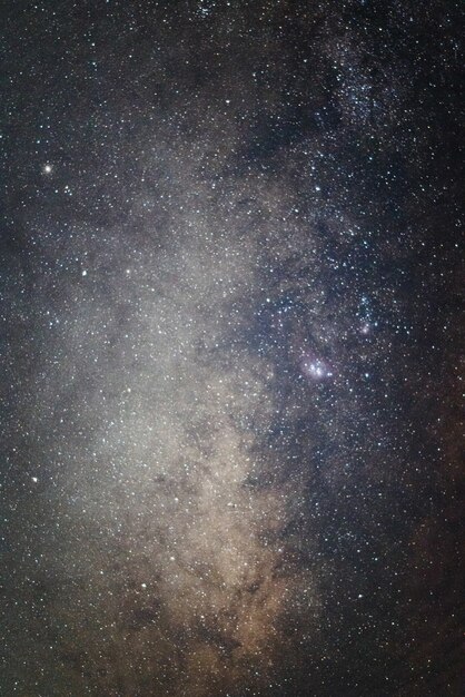 Starry night sky over the starry night