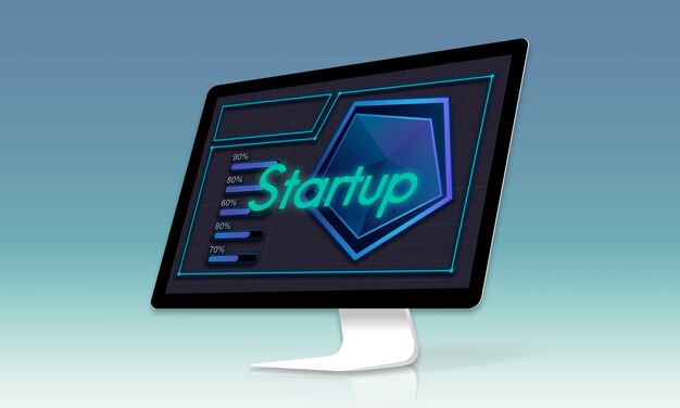 Startup Plan Business Goals Diagram