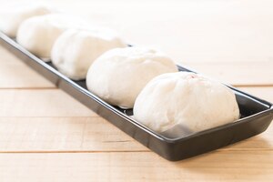 Steamed dumpling or chinese bun