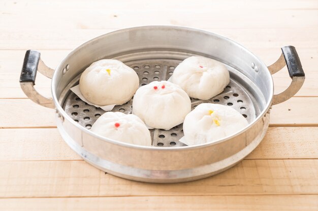 steamed dumpling or chinese bun