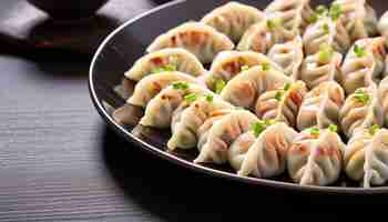 Free photo steamed pork dumplings a delicious chinese gourmet meal generated by ai