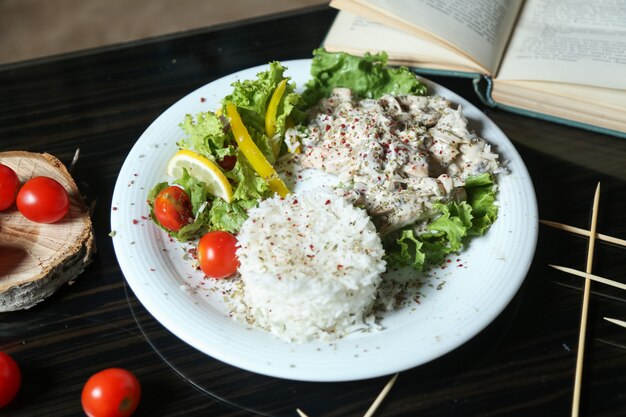 鶏肉とクリームのご飯