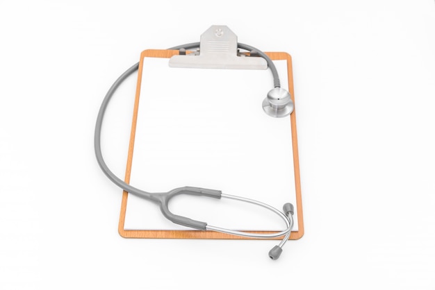 Free photo stethoscope on patient information