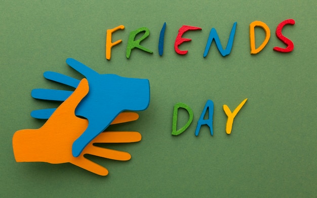 Still life arrangement for friendship day