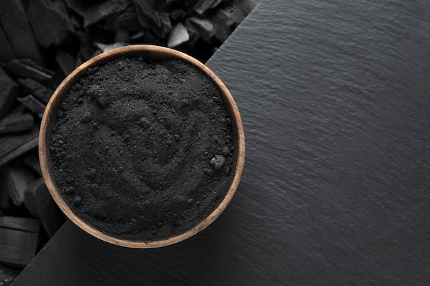 Free photo still life of ashes with charcoal