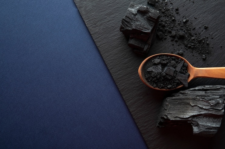 Free Photo still life of ashes with charcoal