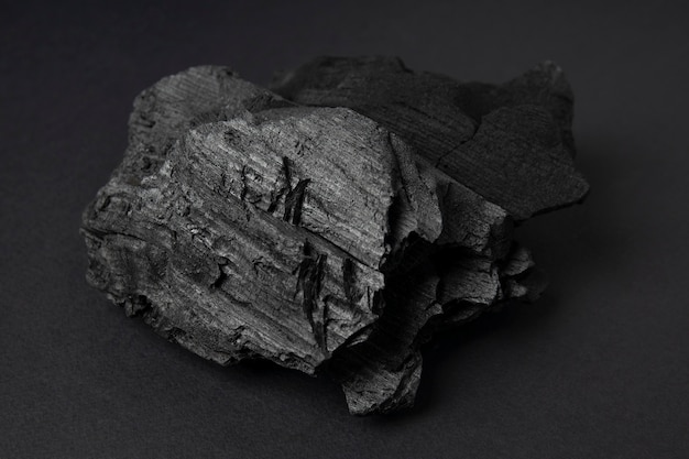 Free photo still life of ashes with charcoal