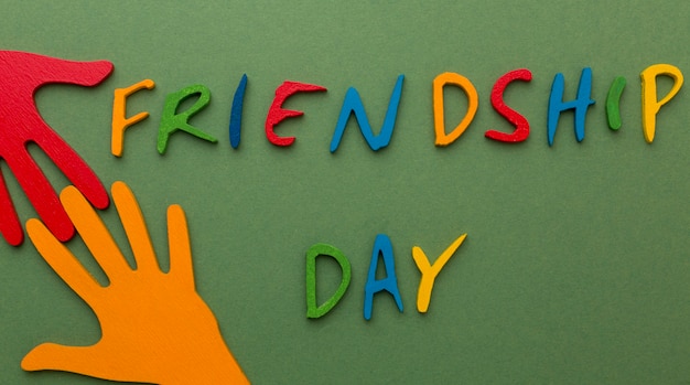 Free photo still life assortment for friendship day