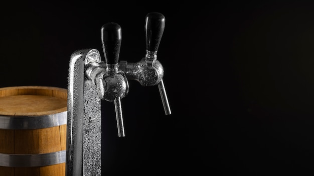 Free photo still life of beer brewing elements
