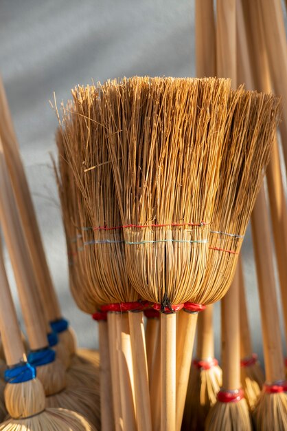 Still life of cleaning tools