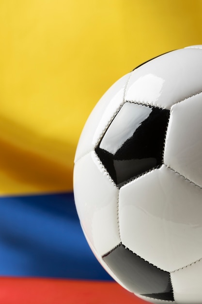 Free photo still life of colombia national soccer team