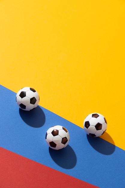 Free photo still life of colombia national soccer team