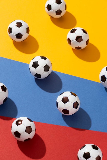 Free photo still life of colombia national soccer team