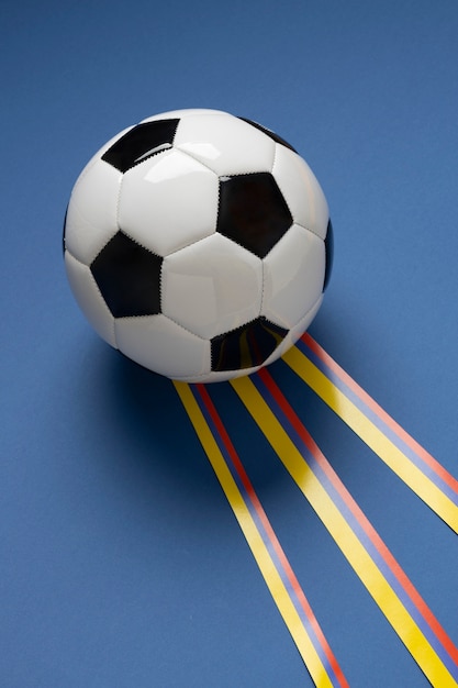 Free photo still life of colombia national soccer team