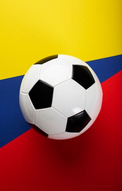 Free photo still life of colombian national soccer team