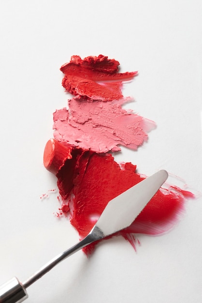 Free photo still life of combination of makeup textures