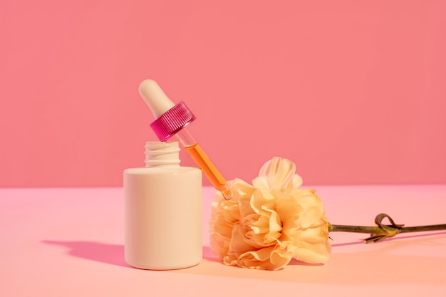 Free photo still life of cosmetic products