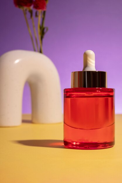 still life of cosmetic products