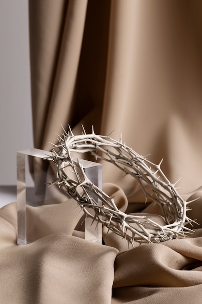 Free photo still life of crown of thorns