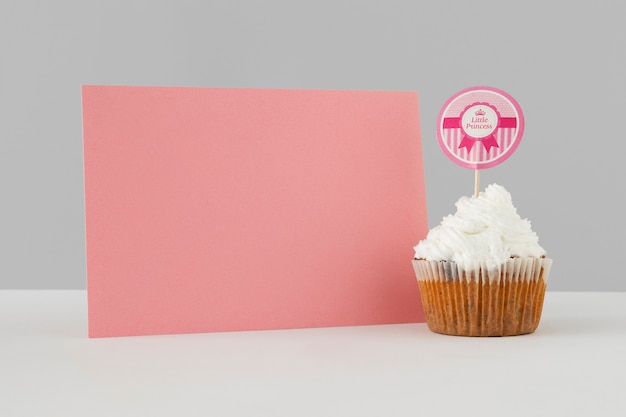 Free photo still life of delicious cupcake