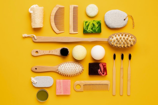 still life of eco products