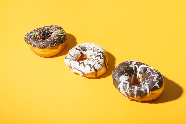 Still life of fast food dishes