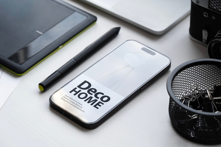 Free Photo still life of graphic design office