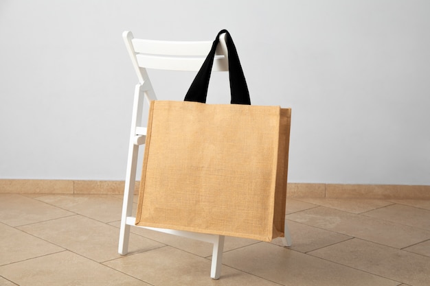 Free photo still life of hanging  bag