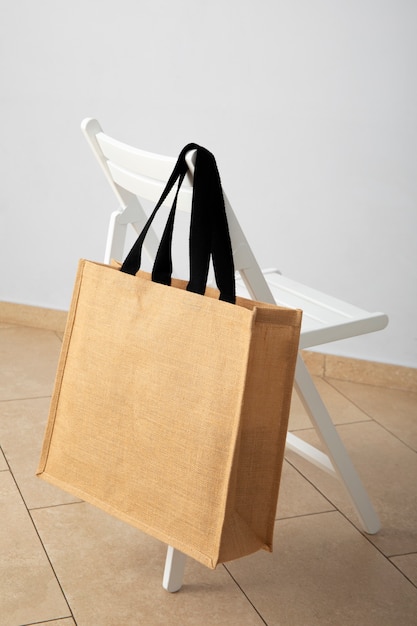 Free photo still life of hanging  bag